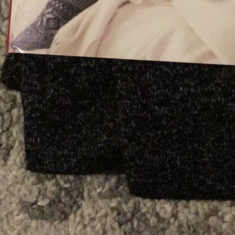 Cuddl Duds Warm Layers Soft Knit Leggings Marled Dark Grey Small - Picture 5 of 6